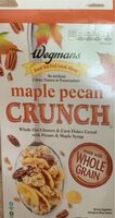 Maple pecan crunch whole oat clusters & corn