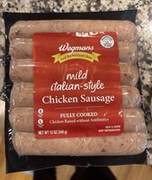 Mild italian-style Chicken Sausage