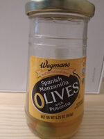 Spanish Manzanilla Olives with Pimento