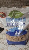 Organic blueberry & flax granola