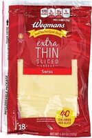 Extra Thin Swiss Sliced Cheese