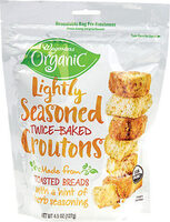 Lightly Seasoned Twice-Baked Croutons