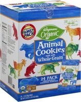Organic, Animal Cookies Made With Whole Grain