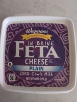 In Brine Feta Cheese Plain