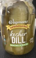 Kosher dill sandwich slices