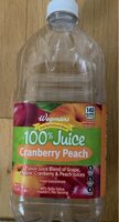 Cranberry peach juice Wegmans Brand