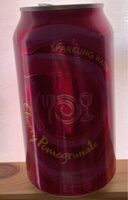 Cherry pomegranate sparkling water