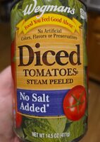 Diced Tomatoes NO SALT ADDED