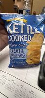 Sea salt & cracked pepper flavored potato chips, sea salt & cracked pepper