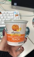 Peach yogurt