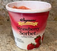 Strawberry sorbet