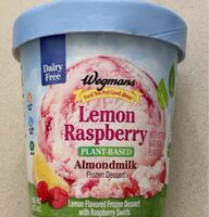Lemon Rasberry Almondmilk Frozen Dessert