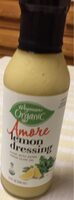 Organic Amore lemon dressing