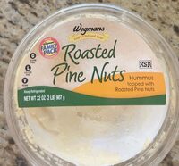 Roasted pine nut hummus