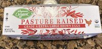Pasture raised grade a extra large brown eggs