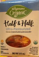 Half & half wegmans organic