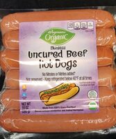 Skinless Uncured Beef Hot Dog