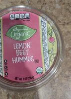 Lemon beet hummus