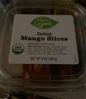 Dried mango slices
