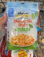 Mozzarella style plant beast shredded cheese