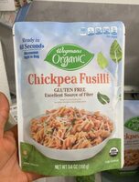 Chickpea Fusili Gluten Free