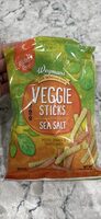 Veggie Sticks with Sea Salt Potato, Spinach & Tomato Snack
