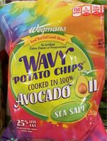 Wavy Potato Chips in Avocado Oil