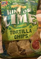 Hint of lime tortilla chips