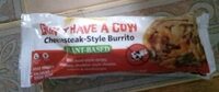 Don't Have A Cow Cheese steak-Style Burrito