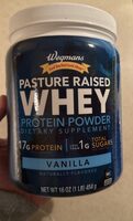 Pasture Raised Whey Protein Powder