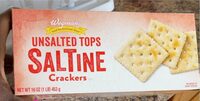 Unsalted saltine crackers