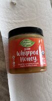 Raw whipped honey