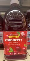 Cranberry juice cocktail