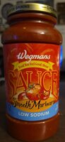 Sauce Smooth Marinara Low Sodium
