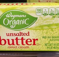 Unsalted butter sweet cream