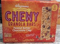 Chewy Granola Bars Peanut Butter Chocolate Chip