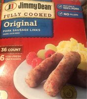 Fully cooked Pork Sausage Links