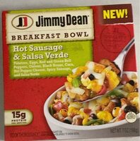 Hot Sausage & Salsa Verde Breakfast Bowl