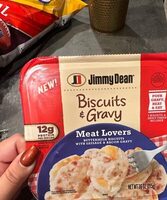Biscuit and gravey meat lover