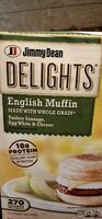 English Muffin Turkey Sausage, Egg White & Cheese Sandwich