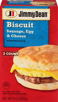 Biscuit Sandwiches, Sausage, Egg & Cheese