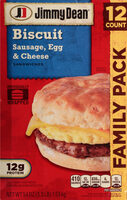 Biscuit Sausage, Egg & Cheese Sandwiches