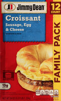 Croissant Sausage, Egg & Cheese Sandwiches