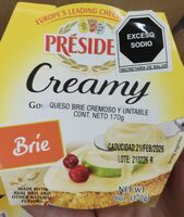 Brie creamy gourmet spreadable cheese