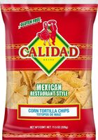 Mexican restaurant style corn tortilla chips