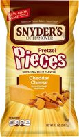 Pretzel pieces cheddar cheese