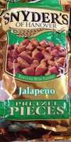 Snyders of hanover pretzel pieces jalapeno
