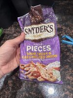 Pretzel pieces sour cream & caramelized onion
