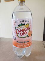 Sparkling seltzer water, mandarin orange