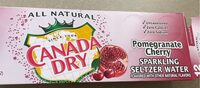 Pomegranate cherry sparkling seltzer water